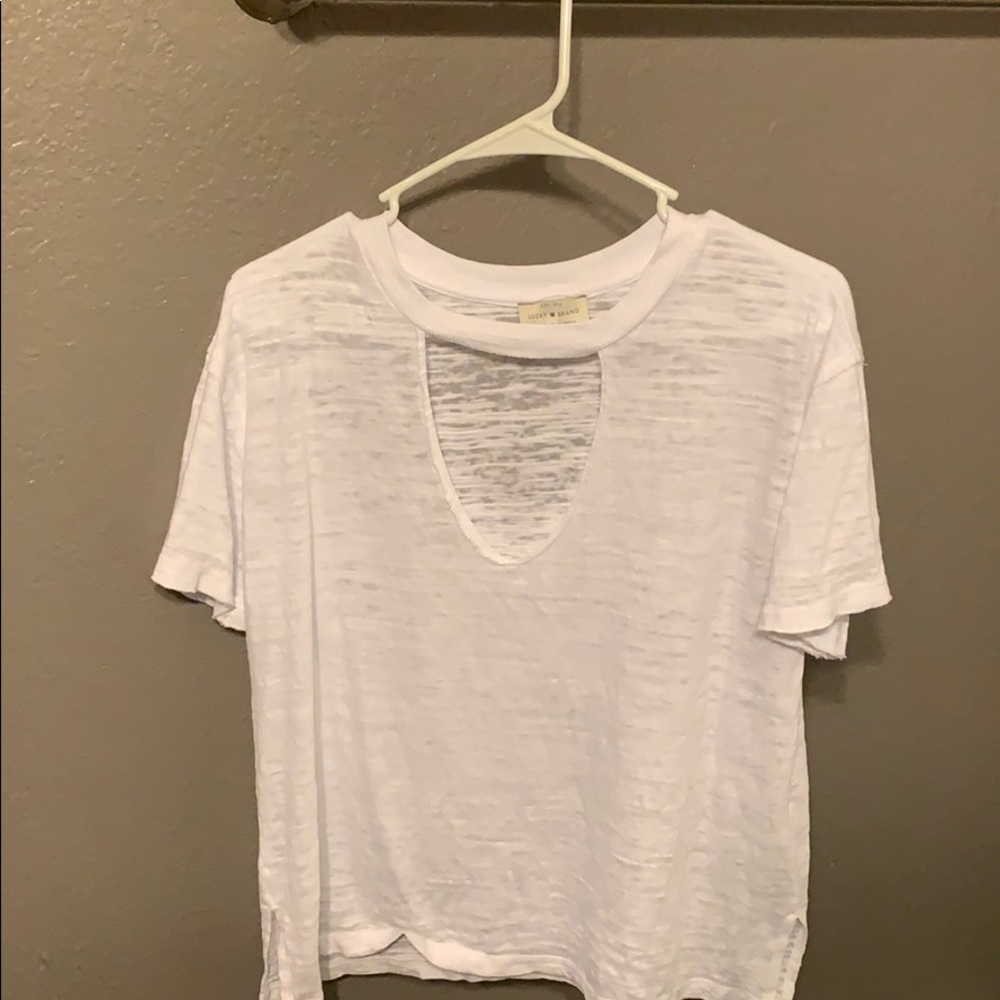 White Lucky Brand T shirt